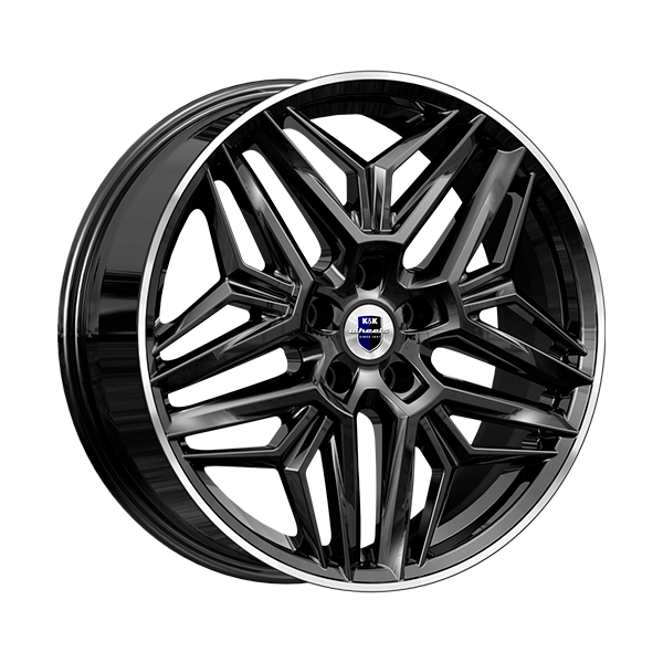диски КиК КОЛУМБ 7,0xR19 5x108 60,1 47 алмаз_черный