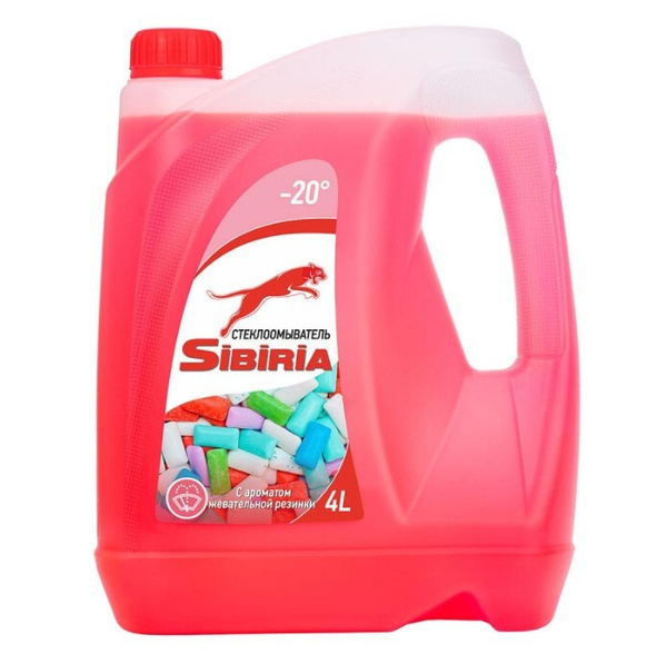 Ст/омыв. жид-ть  SIBIRIA -20C Бабл Гам 4л