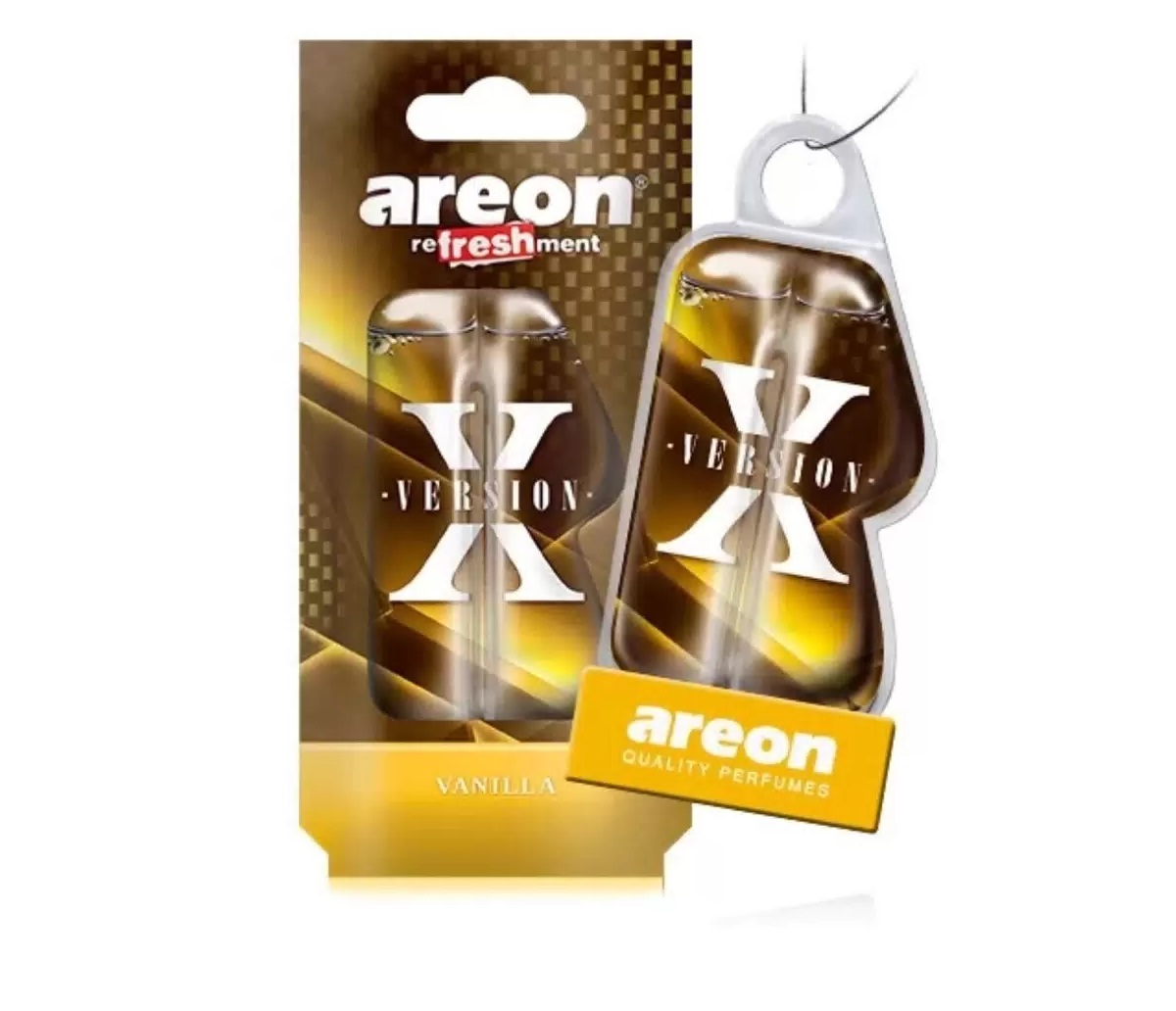 Ароматизатор подвесной гелевый AREON LIQUID X-VERSION Гель 8,5мл Vanilla